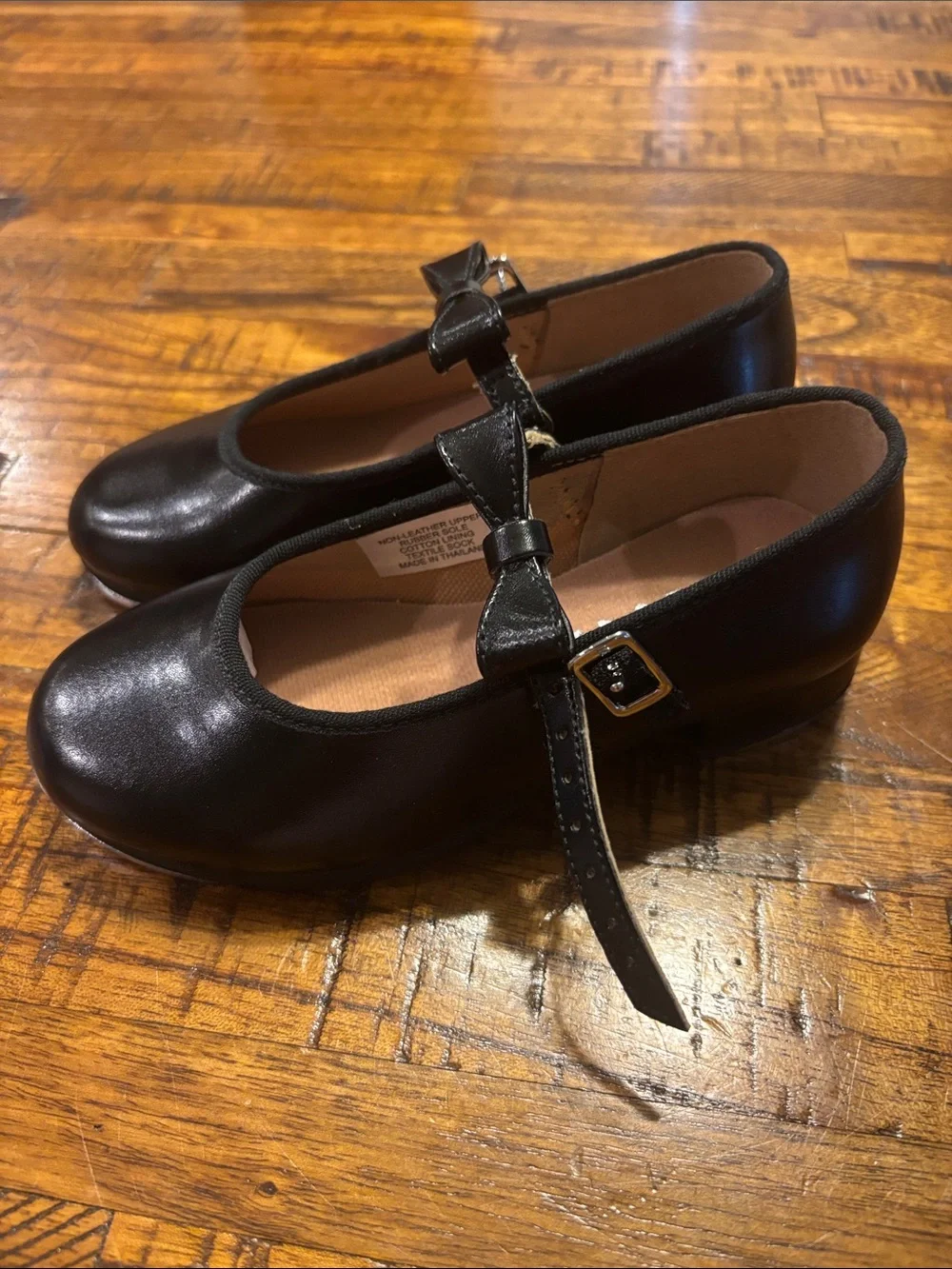 Bloch Girls Black Patent Mary Jane with Bow Strap